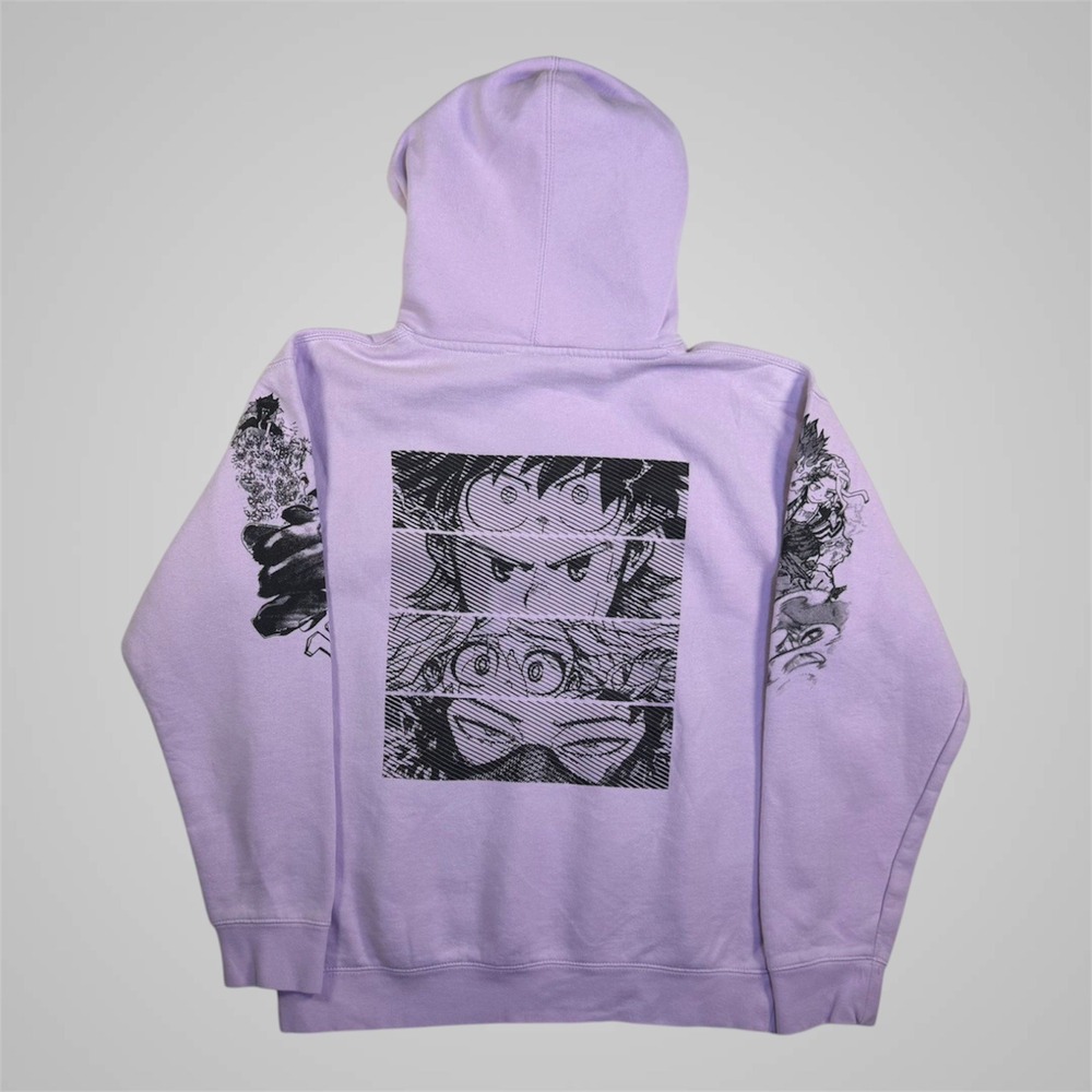 Project Mori My Hero Academia Manga Graphic Hoodie Lavender Purple Medium Rare - Picture 7 of 15